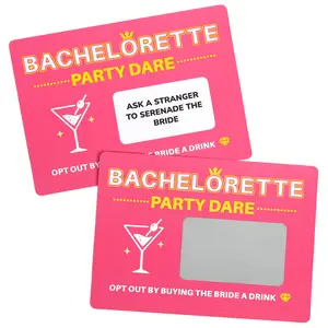 Bachelorette Party Games - Scratch Off Dare Cards for Girls Night, Funny Bachelorette Party Favors, 22 Cards for Anniversary, Valentines and Christmas Gift.