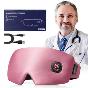 Cordless Heated Eye Mask for Stye & Eye Relief - Rechargeable Warm Compress for Dry Eyes, MGD & Blepharitis - Electric Warming Sleep Mask