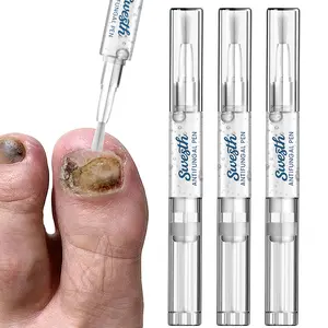 SWESTH 3 PCS Antifungal Nail Treatment Pen Extra Strength Toenail Fungus Treatment 25% Undecylenic Acid for Toenails Nail Fungus Repair Pen with Tea Tree & Oregano Oil Repair Damaged Nails Yellow Discolored Thick and Ingrown Nails