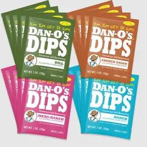 16 Dip Variety Pack – Dill, French Onion, Mexi-Ranch, Ranch