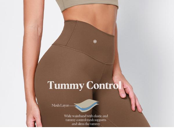 ODODOS Women's ODLIFT Compression Leggings, 25"/28" High-Waist Sports Bottoms for Yoga Workouts