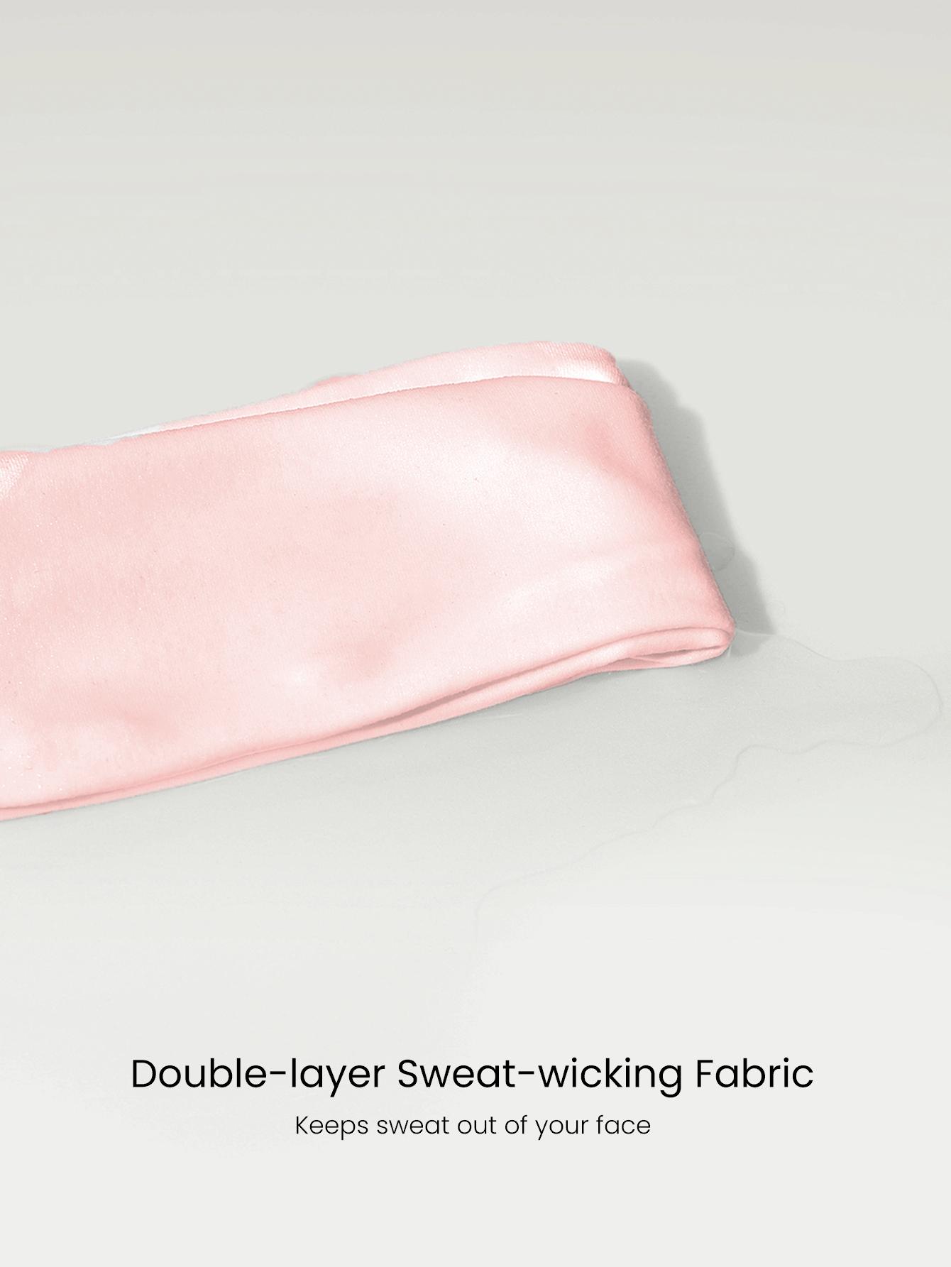 GLOWMODE FeatherFit-Air Work It Sweat-Absorbent Training Headband Gym