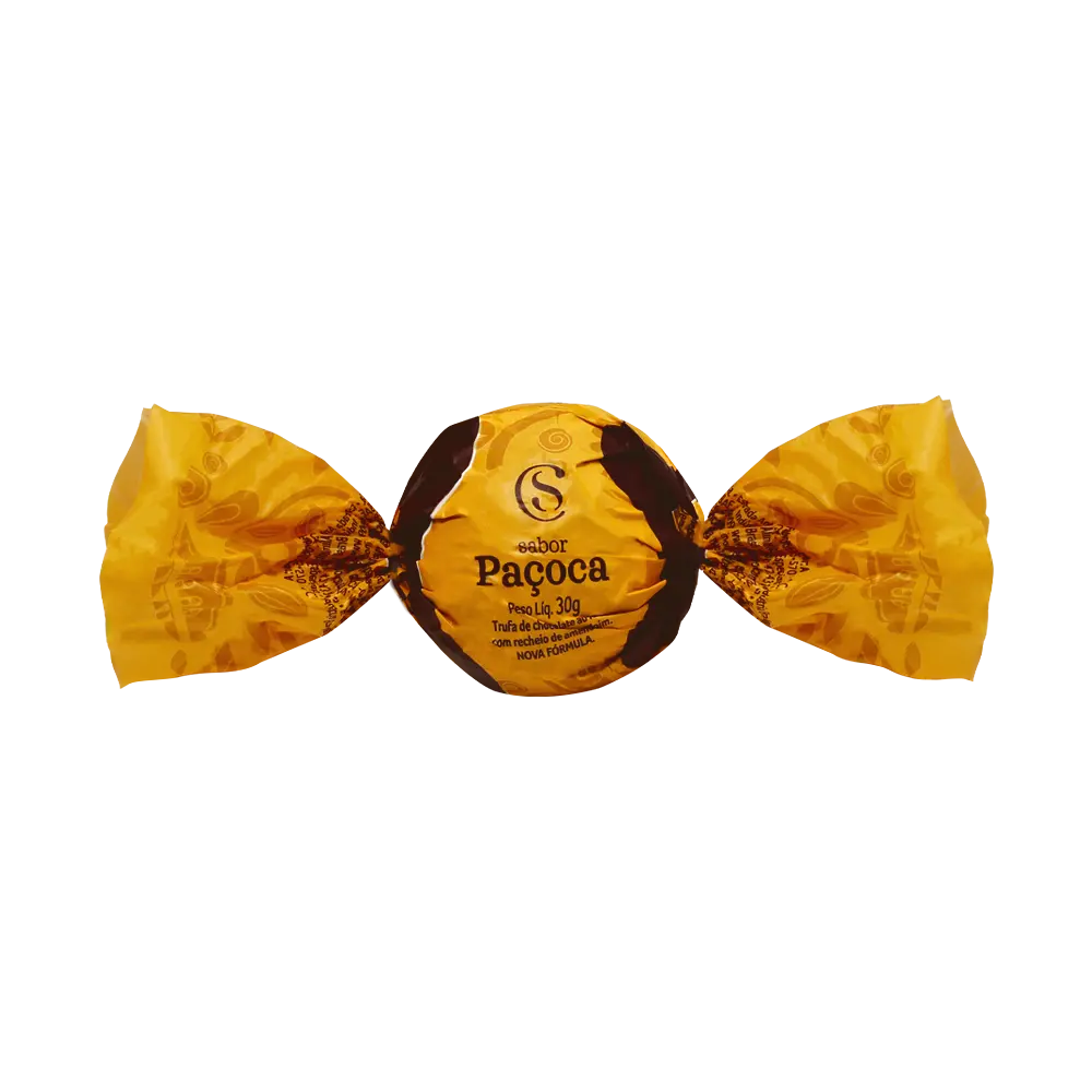 CACAU SHOW TRUFAS PAÇOCA 30g (PACK of 4 x TRUFAS 30g)