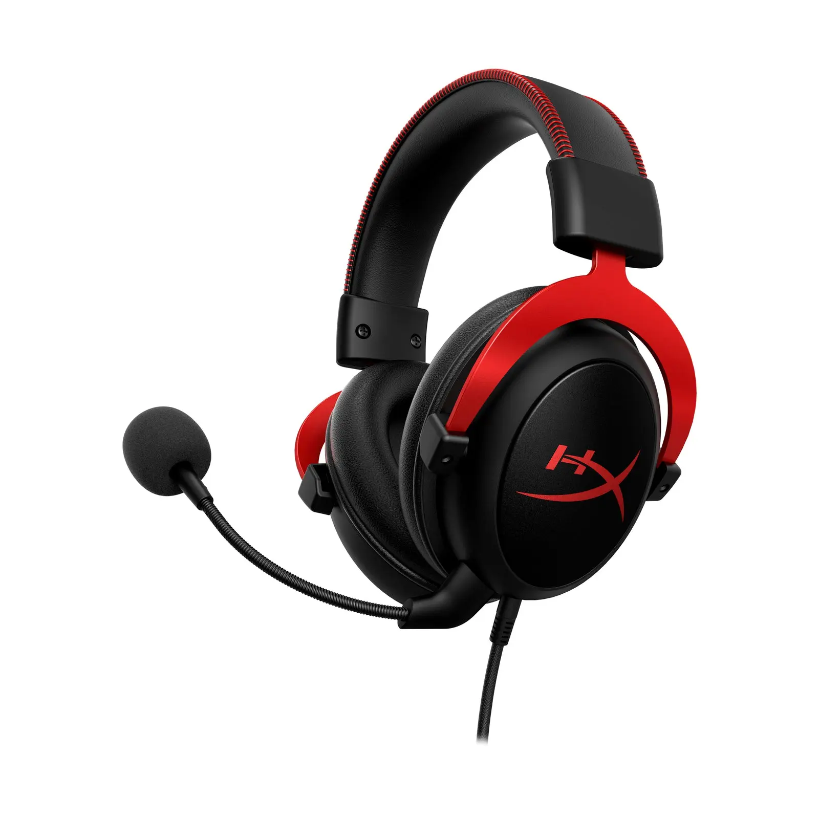 HyperX Cloud II Gaming Headset, PC Gaming Headphones, PC Accessories with Memory Foam Cushions for Long Playtimes, Memory Foam Cushions Long Playtimes
