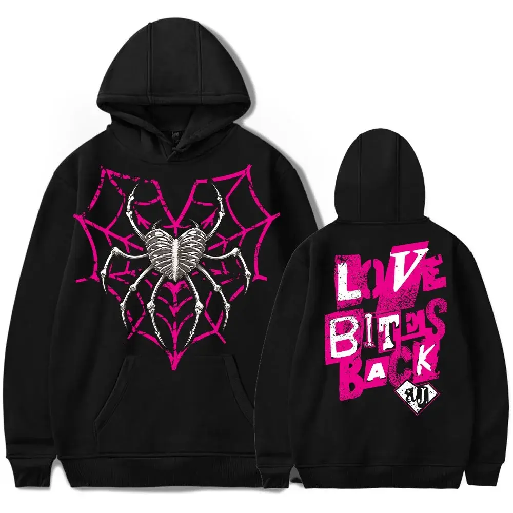 AJ Lee Merch Fans Hoodie – Unisex Long Sleeve Pullover Sweatshirt Streetwear Top for Wrestling Fan Support Novelty Hoodie Long Sleeves Funny Graphic Print Sweatshirt Pullover Unisex Gift for Birthday Valentine's Day Christmas Halloween