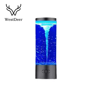 Westdeer Twister Hurricane Light Novelty Nature Decor Mini Water Vortex Maker Mood Night Light Gift for Boys Girls, Men, Women Birthday Holiday