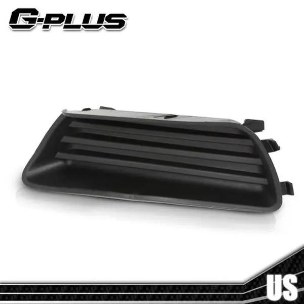 G-PLUS Left Side Front Bumper Insert & Fog Cover for 2007-2009 Toyota Camry, Automotive Easy-Install Durable Replacement Accessory, CE Certified Clean-Look Auto Part, Left Side Match Auto Accessories