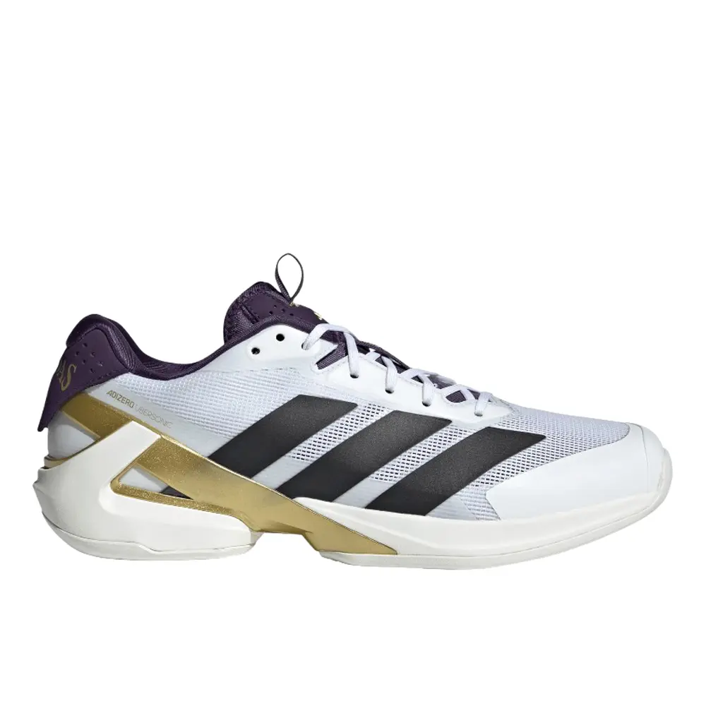 adidas Mens Adizero Ubersonic 5 Tennis Sneakers Shoes - White adidas Mens Adizero Ubersonic 5 Tennis Sneakers Shoes - White