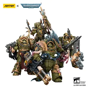 JOYTOY  Warhammer 40k 1/18  Action Figure Death Guard Blightlord Terminator 4PCS Birthday Gifts