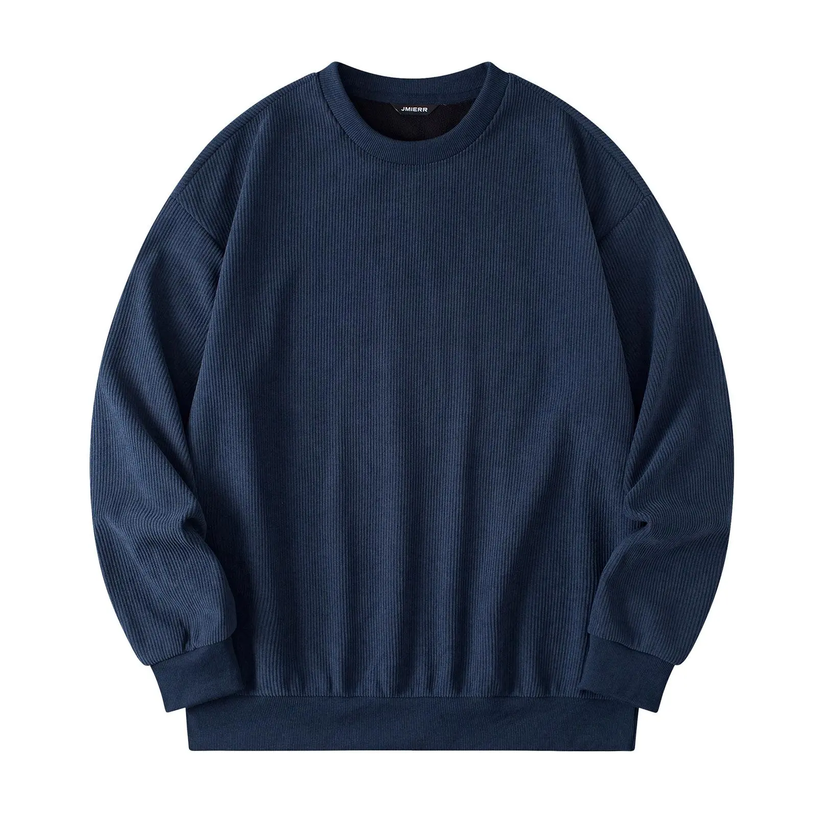 JMIERR Men's Crew Neck Sweatshirt Oversized Long Sleeve Pullover Casual Loose Fit Fall Winter Basic Top