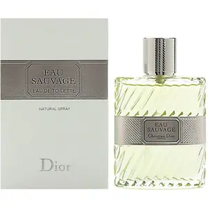 Dior Eau Sauvage Men's Cologne, EDT Type, 3.3/3.4 oz, New Box, Fragrance Scent Blend with Spicy Woody & Woody Aromatic Fragrances