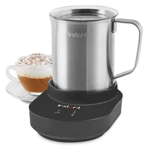Instant Pot Magic Cup 9-in-1 Frother with 17oz Stainless Steel Cup: Electric Milk Steamer, Dishwasher-Safe Parts, 600W