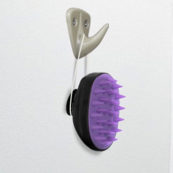 Scalp Massager, Shampoo Brush Hair Scrub Brush for Wet and Dry Hair, Soft Silicone Bristles Head Massager Clean Hair, Reduce Dandruff, Massage Scalp, Promote Hair Growth