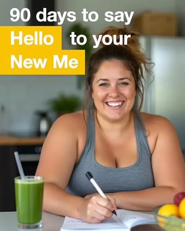 USED Book - Hello New Me: A Daily Food and Exercise Journal to Help You Become the Best Version of Yourself, (90 Days Meal and Activity Tracker) by Happy Books Hub (Paperback) - english