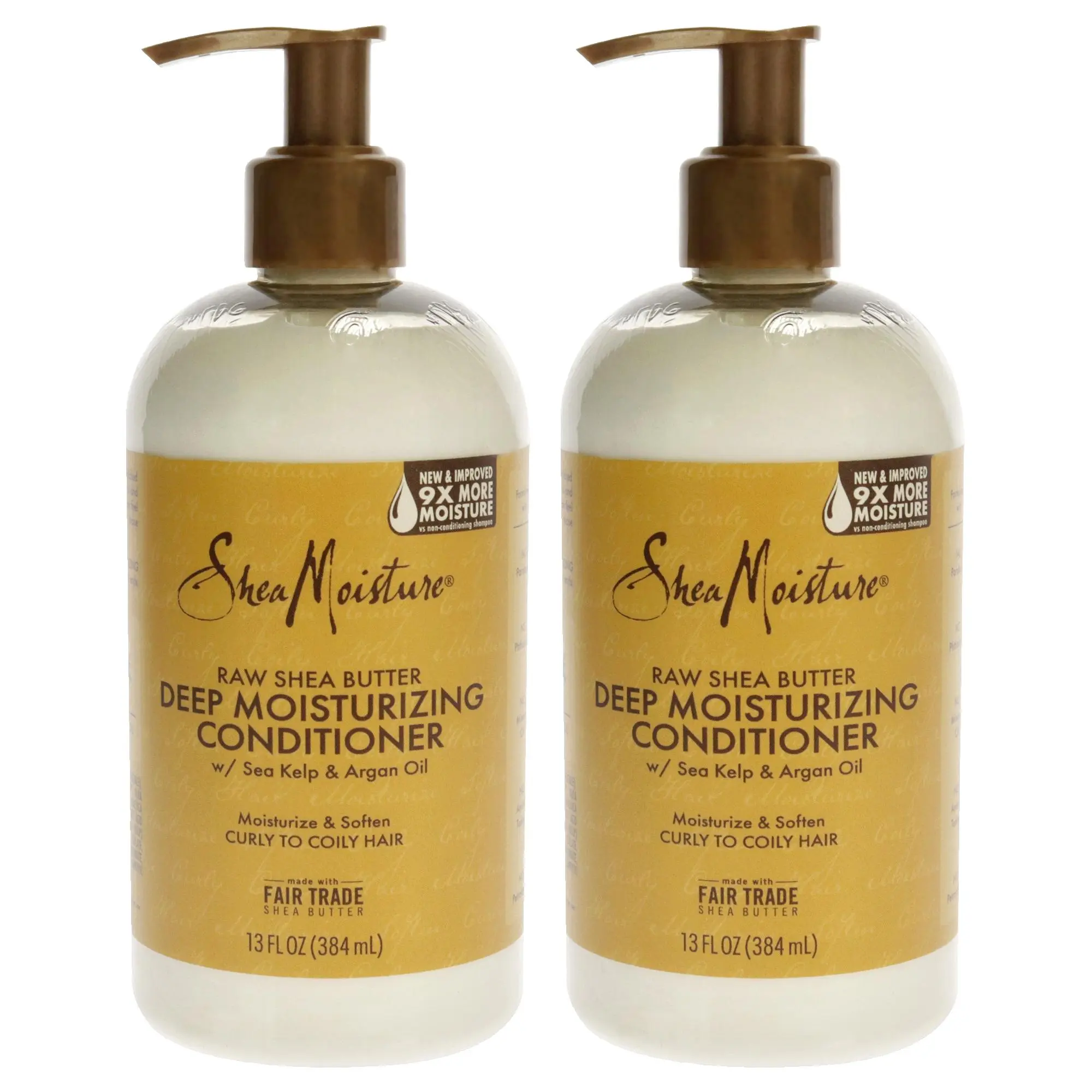 Raw Shea Butter Restorative Conditioner - Pack of 2 by Shea Moisture for Unisex - 13 oz Conditioner