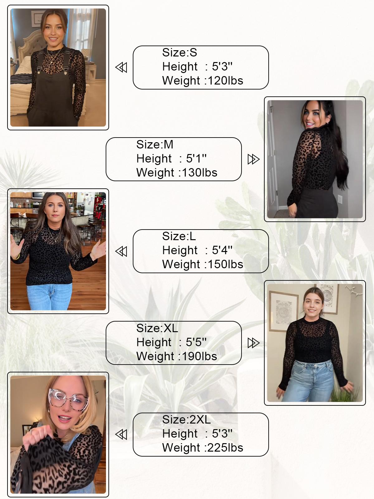 ChicovarFashion Womens Leopard Print Mock Neck Mesh Top, S-3XL,Sexy Sheer Tshirt, Non-itchy Lace Shirt, Elegant Long Sleeve Shirt for All Seasons, Ideal for Night Out, Holidays, Party, Concert SpringStatements ChicovarFashion Womens Leopard Print Mock Neck Mesh Top, S-3XL,Sexy Sheer Tshirt, Non-itchy Lace Shirt, Elegant Long Sleeve Shirt for All Seasons, Ideal for Night Out, Holidays, Party, Concert SpringStatements