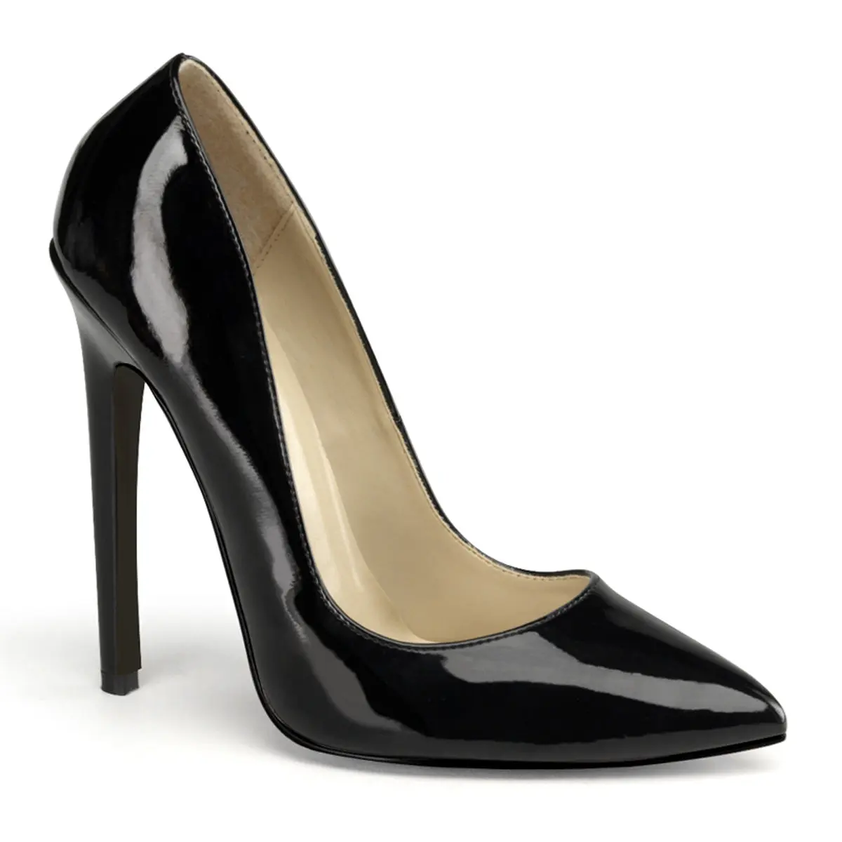 Women's Classic Pointed Toe Stiletto Pumps, Stylish 5-Inch High Heel Dress Shoes for Office & Evening Parties