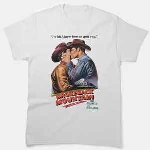 Brokeback Mountain Poster T-Shirt Size S-6XL, All Colors, Gift for Women Men, Made In USA, US Size S-6XL, 100% cotton, Classic Fit, Unisex T-Shirt