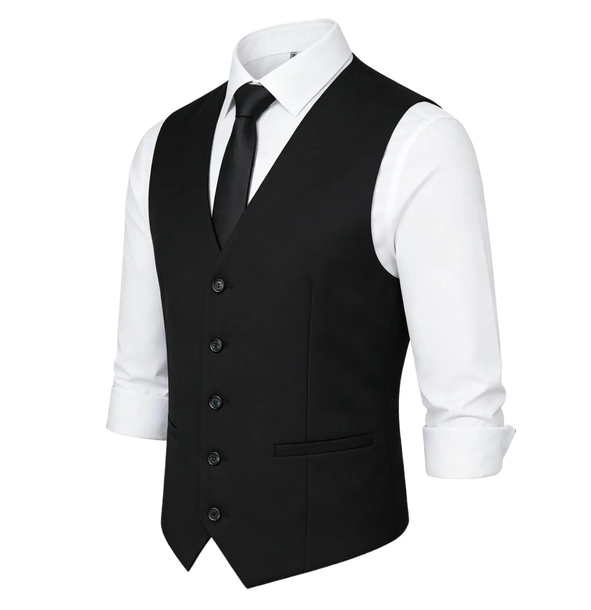 TweedLad Men's Slim-Fit Tweed Vest, Sleeveless Menswear Waistcoat for Business Attire & Formal Wear, Business Attire Clothes, Suit Vest Tops, Fitted