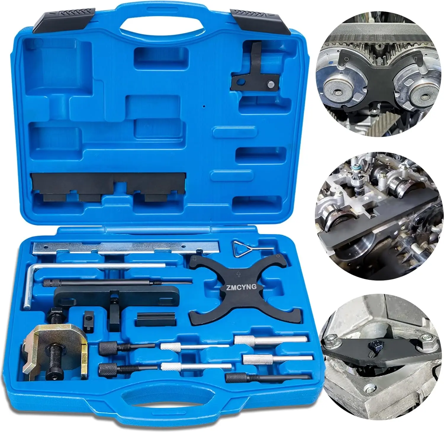 1.5 1.6 Timing Tool Kit Compatible with Ford Fiesta Fusion Escape Mazda 1.4 1.6 1.8 2.0 Di/TDCi/TDDi ECOBOOST 1.6 Ti-VCT 1.5 1.6 VVT 2.5L Engine Timing Tool, Camshaft Flywheel Locking Tools 303-1097, Automotive Repair Tool, Car Automotive Tools