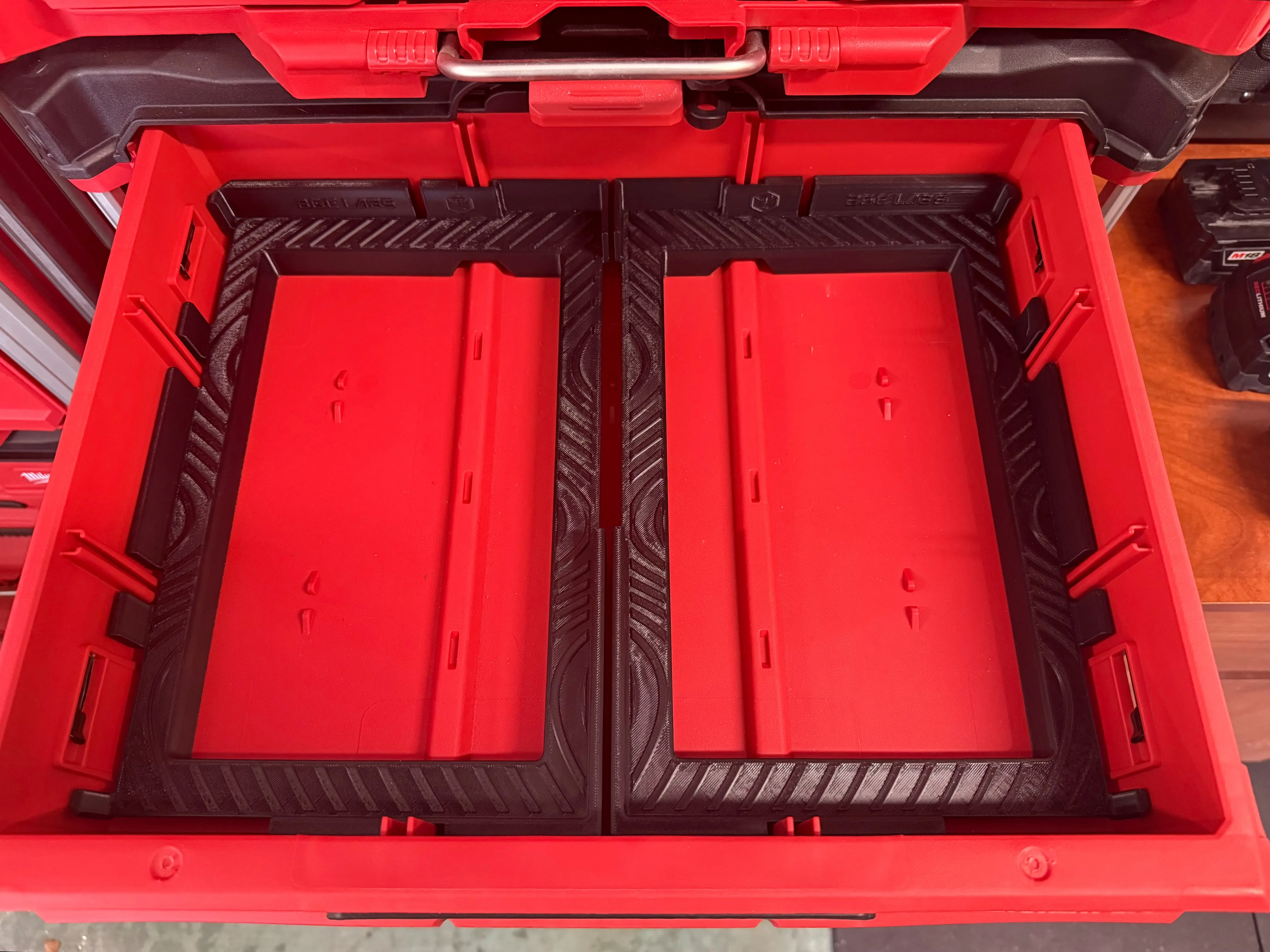 Deep Socket Adapter Insert Plates for Milwaukee Packout Medium & Large Drawers