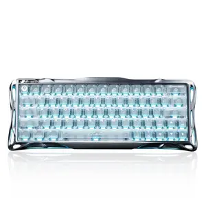 GravaStar Mercury V60 Pro 60% HE Magnetic Gaming Keyboard, True 8kHz Polling Rate, 0.125ms Latency, Dynamic Rapid Trigger, 0.005mm Adjustable Actuation, Full Aluminum Frame, Hot-Swap, Dual-Zone RGB