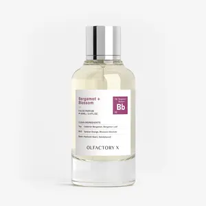 OLFACTORY X TABLE OF ESSENTIAL OILS Bergamot + Blossom Eau de Parfum 100ML – Floral Perfume for Unisex – Long-Lasting Scent with Bergamot, Orange Blossom & Sandalwood – Fragrance from France