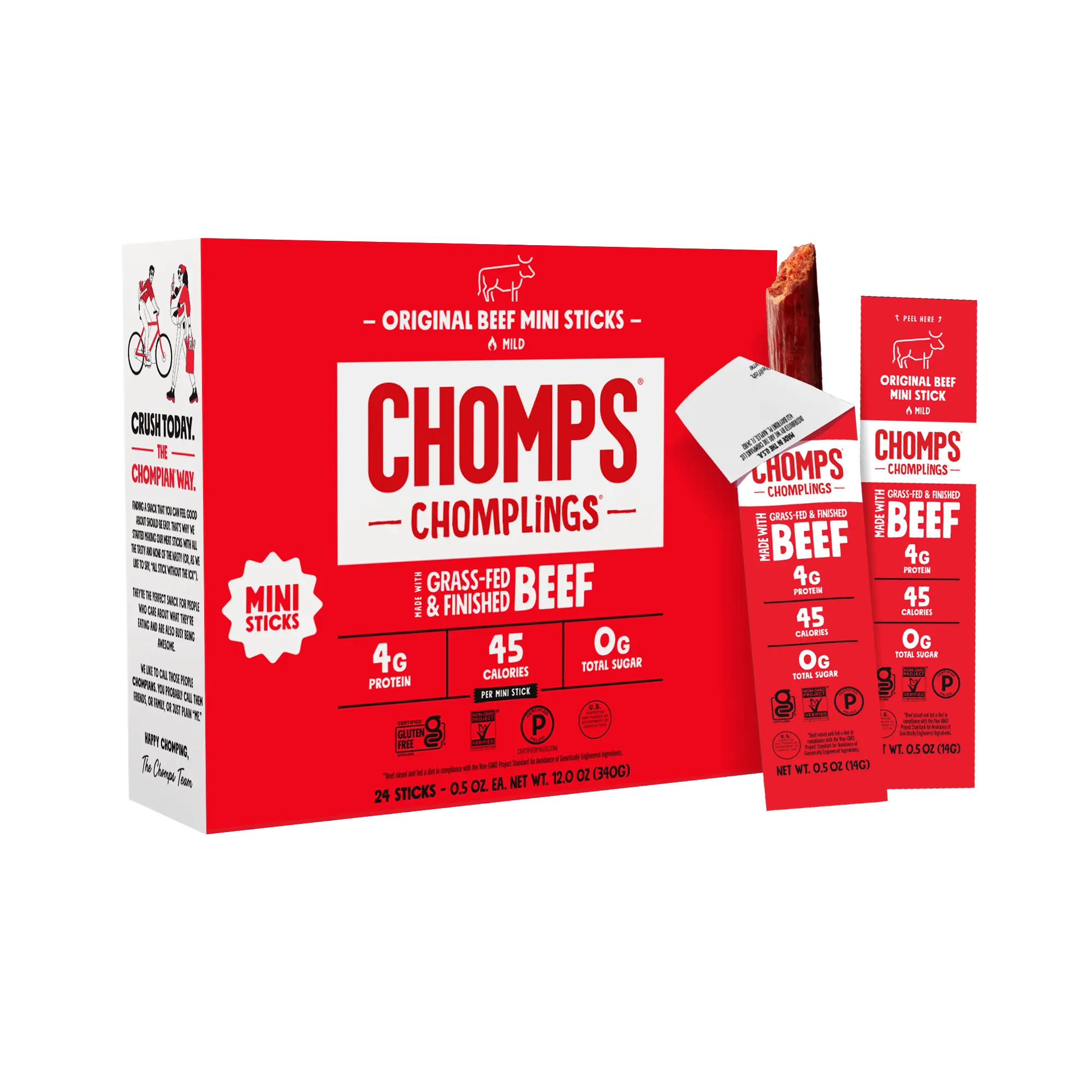 Mini Original Grass-Fed and Finished Beef Stick Mini Original Grass-Fed and Finished Beef Stick