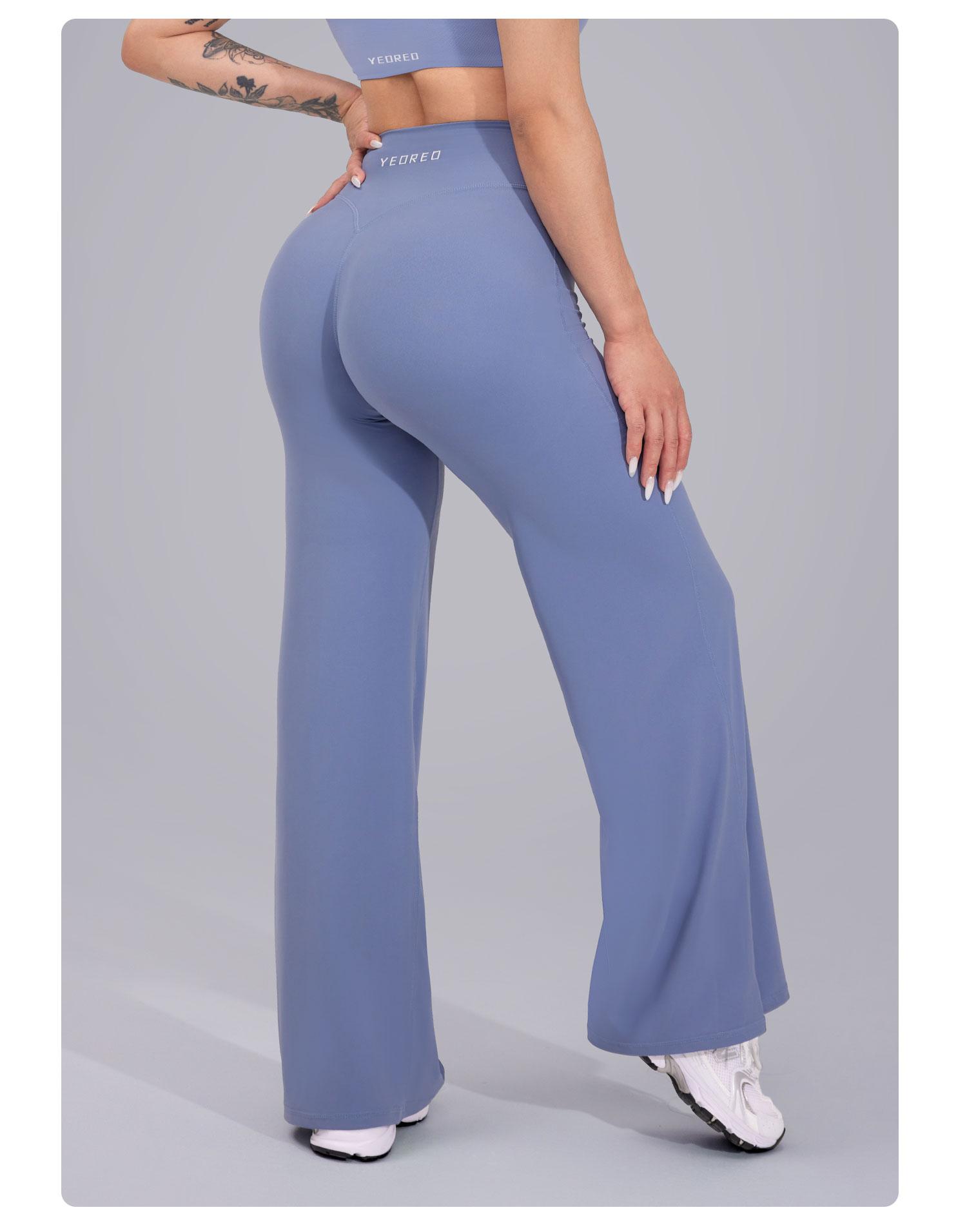 YEOREO Eddiy Leggings High-Waist Straight-Leg No Front Seam Buttery Soft Gym Yoga Pants for Women Fitness Tights SpringStatements