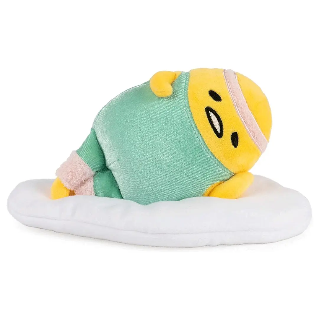 GUND Sanrio Eggercise Gudetama 5-in Collectible Plush, Playful Plushies, Plushie Love Toy for Tots, Stuffed Animal Collectible for Entertainment