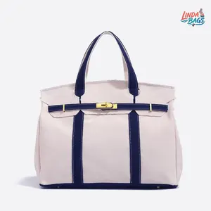 Women Large capacity Canvas light weight Handbag Shoulderbag Crossbody Purse Boatkin For new fashion outfit tour trip working bag