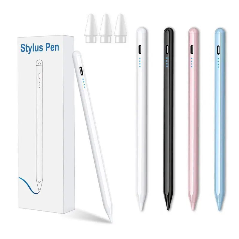 Universal Stylus Pen for Touchscreen Devices, Fine Tip Digital Pencil with USB-C Charging, Smooth Writing & Drawing for Tablets, Phones & Laptops