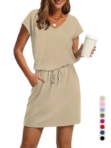 TFNOSIZE Solid-Color Women’s Dress – minimalist summer sleeveless dress, beach resort casual wear, women’s apparel, summer collection, bohemian-style casual dress, everyday casual outfit, casual elegant dress#TikTokShopStockUp,summervibes tiktokshopspring