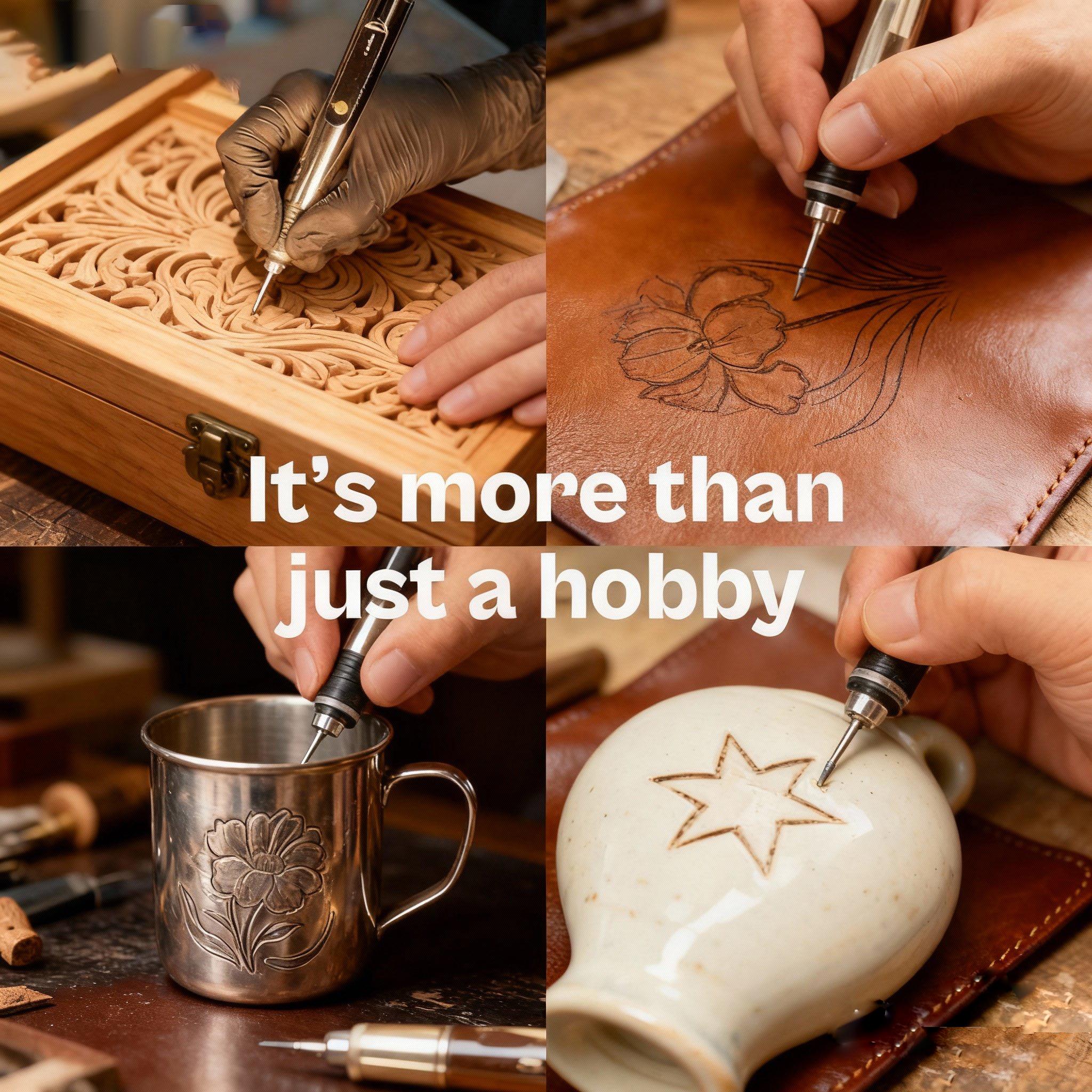 Engraving Pen with 30 Free Diamond Bits | Perfect Mother's Day Gift, Easy to Use, USB-C Fast Charging, 3 Speed 8000-21000 RPM for Personalized DIY Gifts