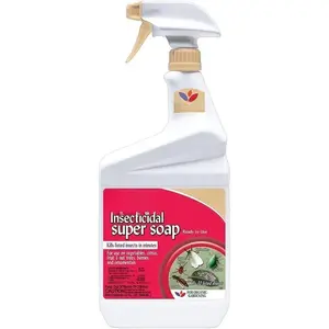 Insecticidal Super Soap, 32 oz Ready-to-Use Spray For Organic Gardening and Outdoor Plants
