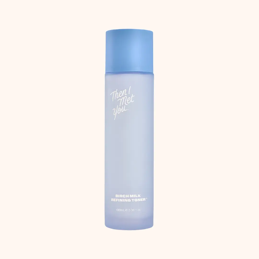 Then I Met You Birch Milk Refining Toner Hydrating Daily Face Toner with Birch Juice AHA PHA and Squalane for Smooth Refreshed Skin Korean Skincare