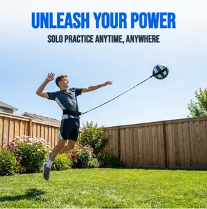 Volleyball Trainer Children Adult Volleyball Smash Volleyball with Auxiliary Adjustable Practice Passing Arm Swing