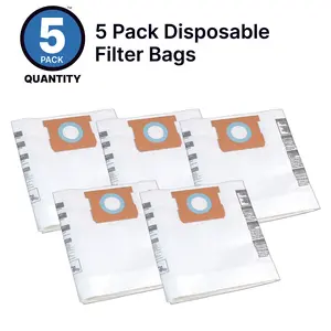 Shop-Vac 5-8 Gallon Disposable Filter Bags (5 pack)