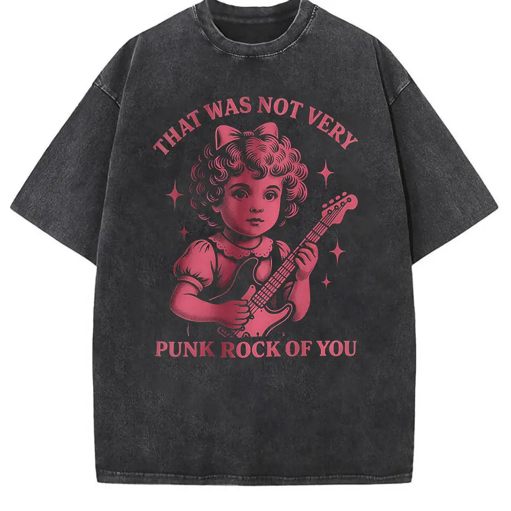 Washed T-shirt-Black