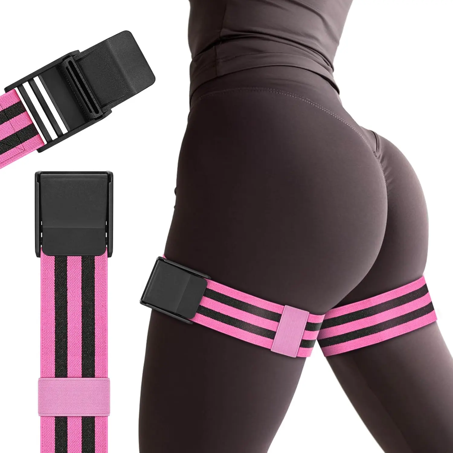 Arm Bandage Compression Training Belt Strength Elastic Band Blood Flow Restriction Bands for Women & Men Adjustable Velcro Occlusion Resistance Bands