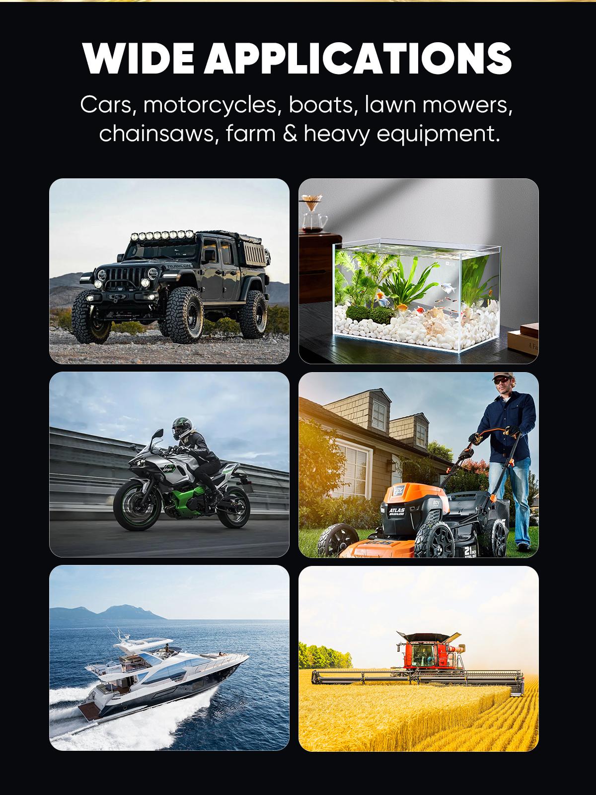 #TikTokShopSpringGlowUp SHEKAR Portable Auto Fuel Transfer Pump Auto-Stop 3.2GPM, USB Charging for Gasoline, Diesel, Kerosene, Light Oils, Non-Potable Water, Apply to Automobiles, Motorcycles, Lawn Mowers, Chainsaws, Agricultural Equipment, Heavy Duty