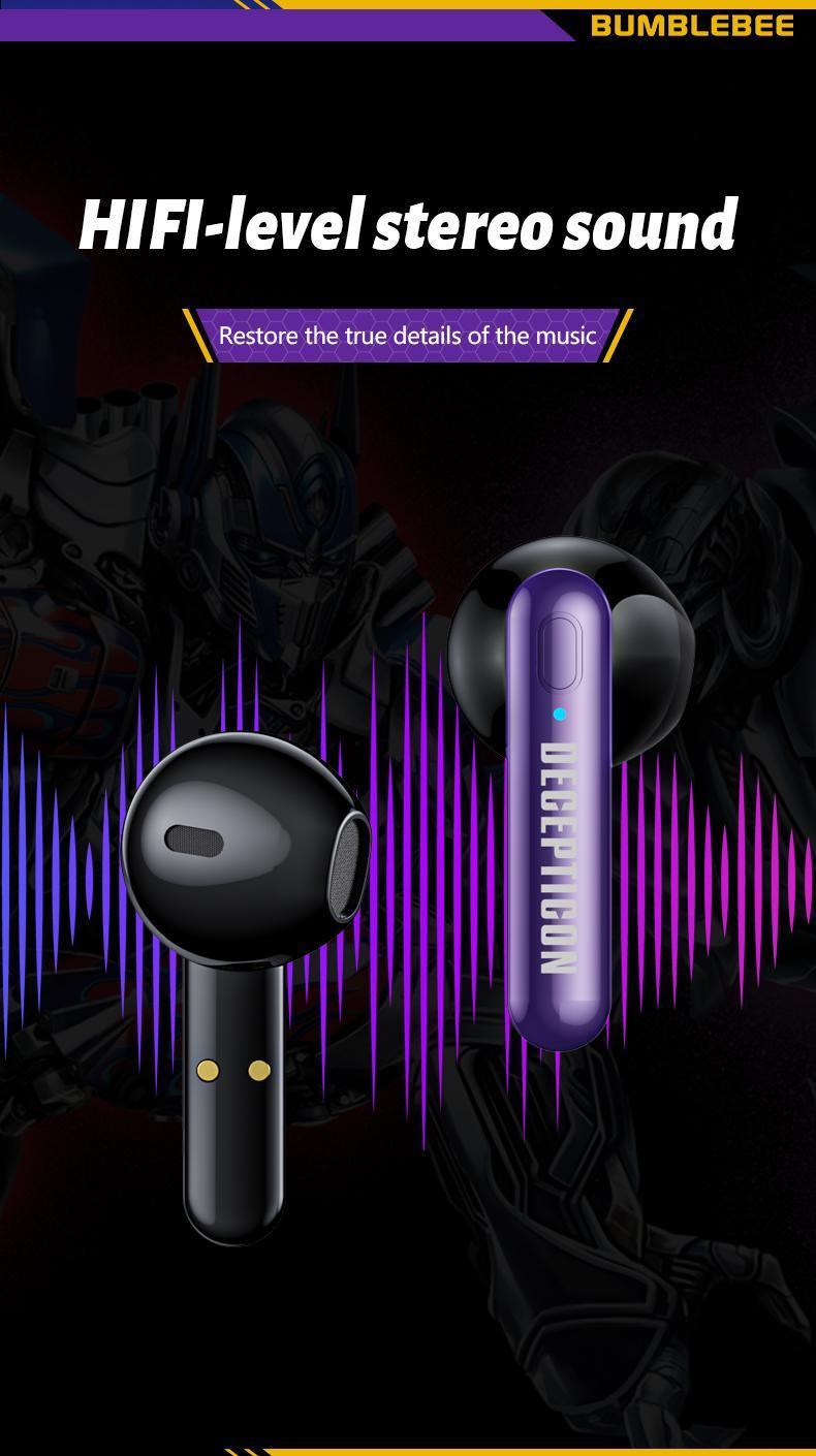 2023 New Legit Transformers TF-T03 Buletooth Earphone Compatible for All Kinds of Mobilephone