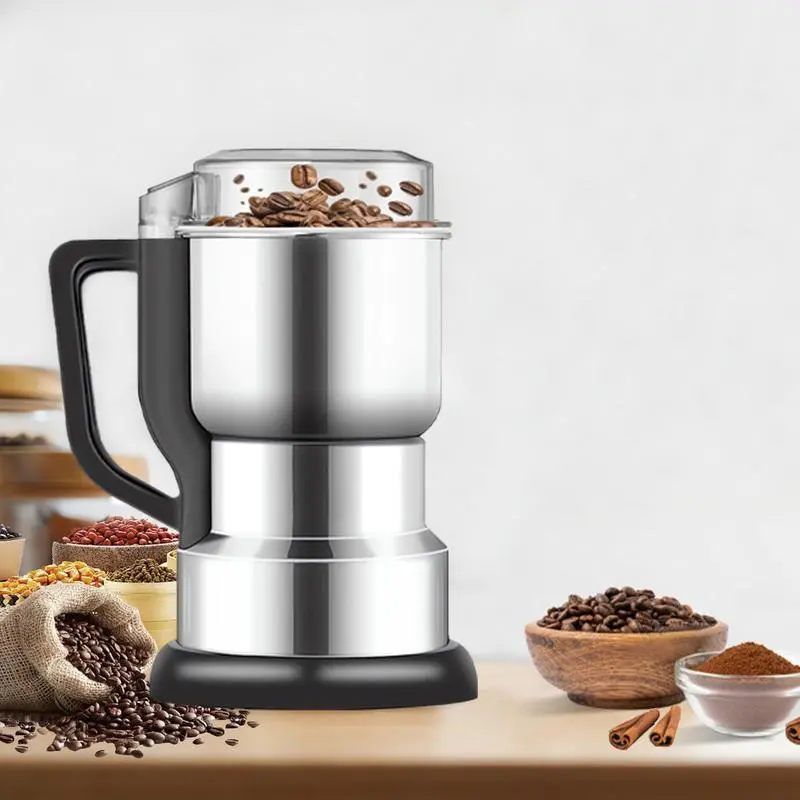 Multifunctional Electric Grinder, High-Power Coffee Grinding Tool, Multifunctional Food-Grade Fast-Grinding Electric Coffee and Grain Grinder, Gift Espresso Maker Espresso Machine Father's Day Gift