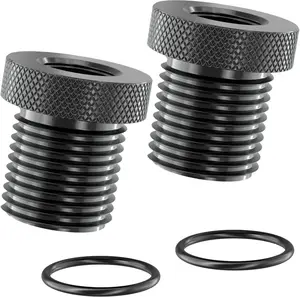 2 PCS Thread Adapter and Rubber Washer, 1/2-28 to 3/4-16 Thread Protector