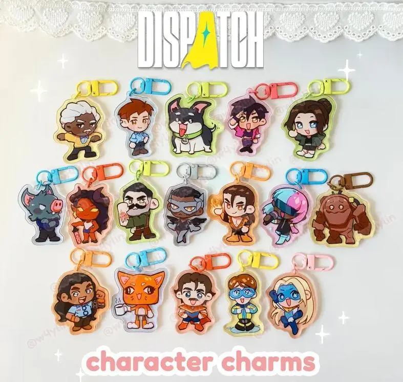 Dispatch Characters Keychain Set