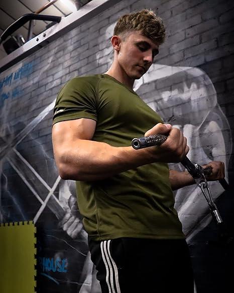 Men's Plain Round Neck Raglan Sleeve,Breathable Quick Drying Short Sleeve T-shirt,Spring Sports Baseball Volleyball Jersey Casual Tee for Gym Workout,Sportswear Activewear Clothing Compression Chirt Workout Tops Gym Outfits