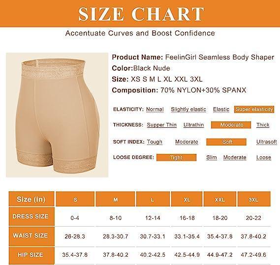 FeelinGirl Hip Enhancer Comfortable Shorts Womenswear Fajas Colombianas Shapewear Postpartum Tummy Control Body Shaper