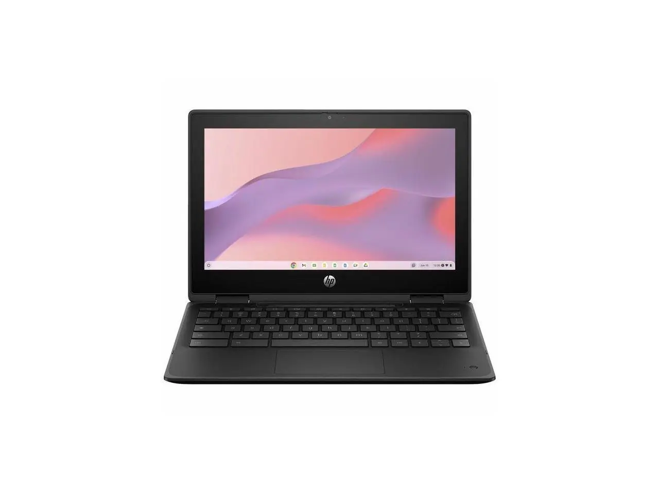 HP Fortis Flip G1m 11.6" Touchscreen Convertible 2 in 1 Chromebook - HD - 60 Hz - Octa-core (ARM Cortex A76 + Cortex A55) - 4 GB - 32 GB Flash Memory - English Keyboard - Jet Black - MediaTek Kom
