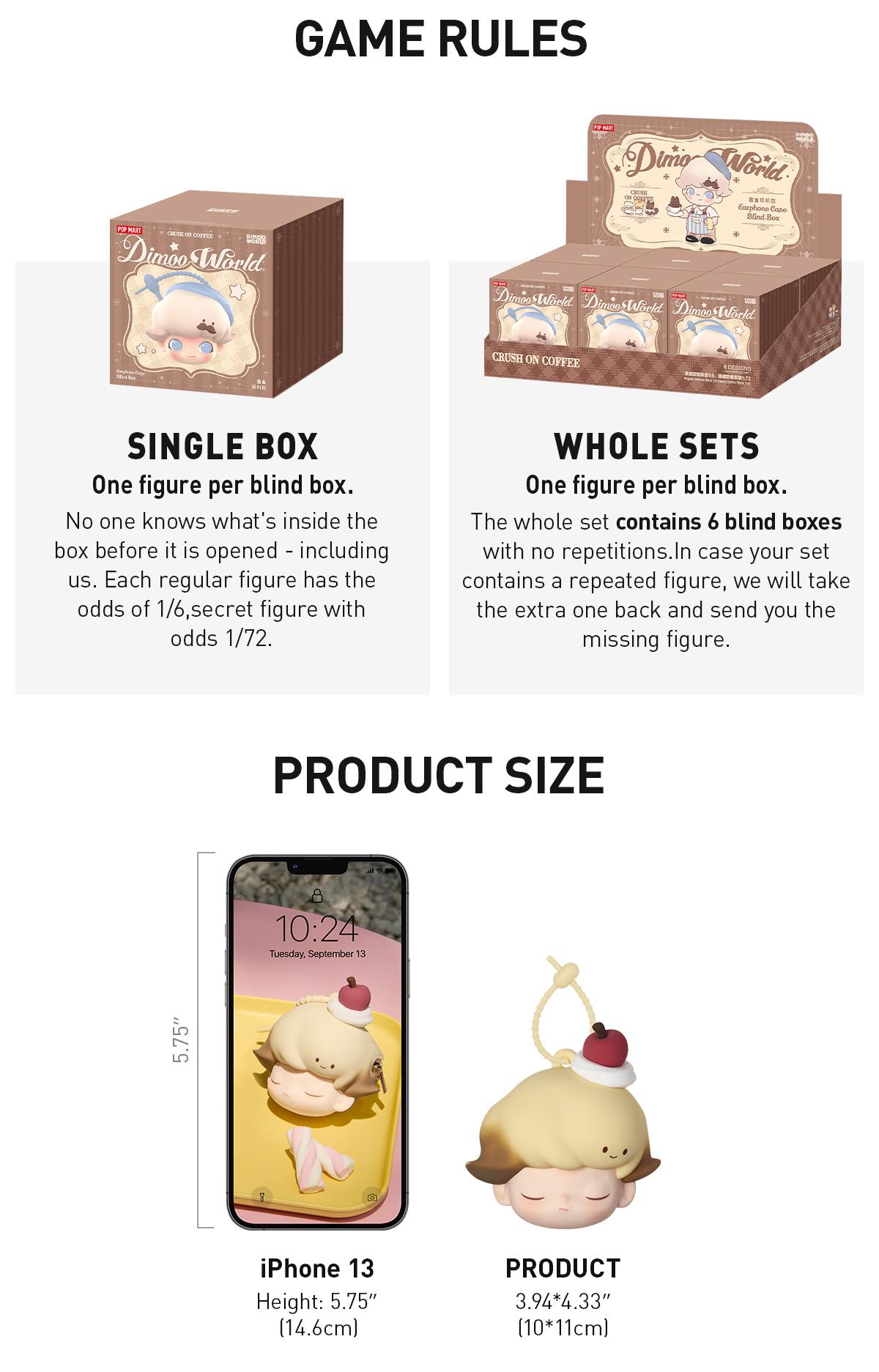 DIMOO Crush on Coffee Series-Earphone Case Blind Box