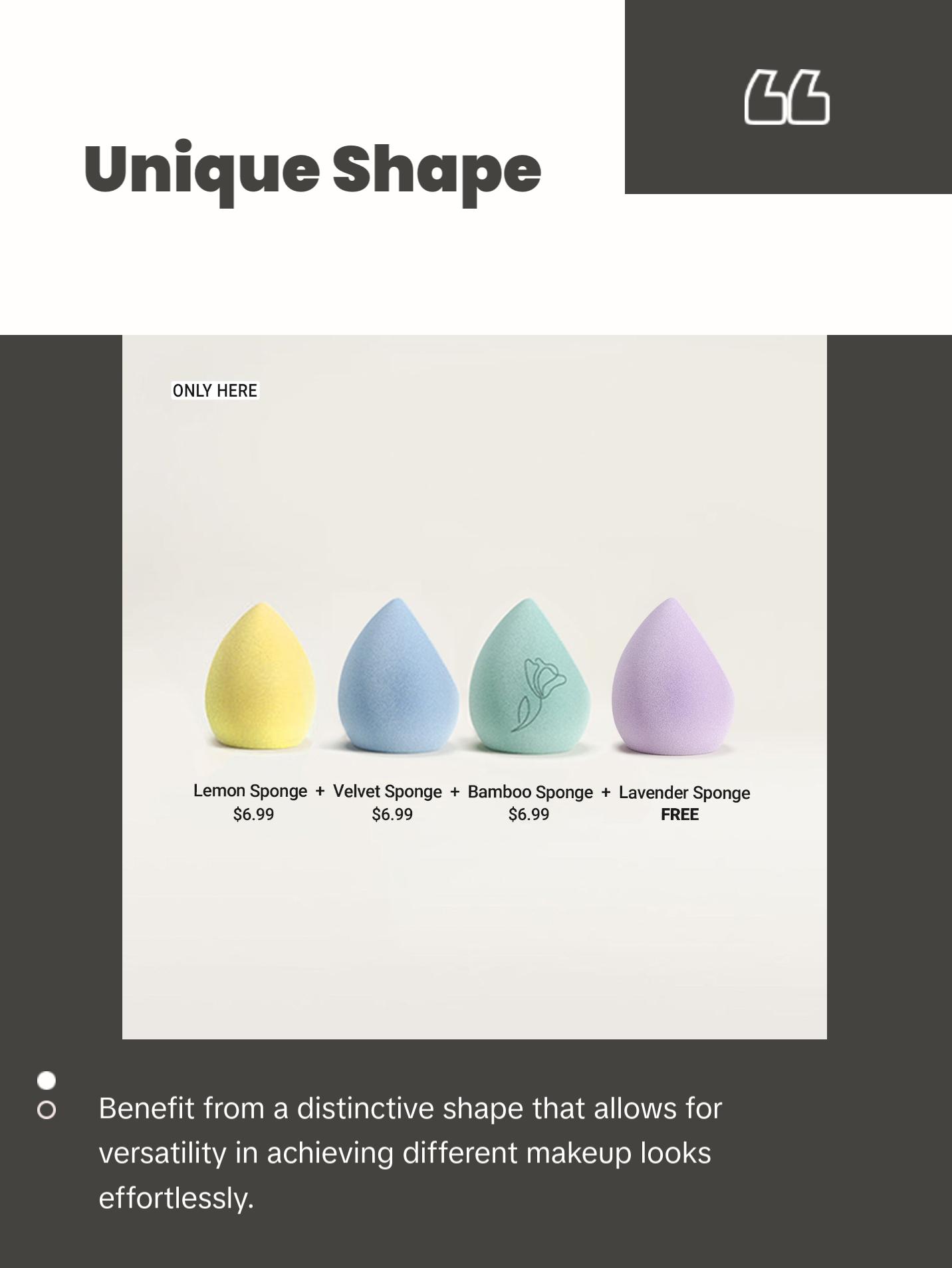 JUNOCO Cloud Makeup Sponge